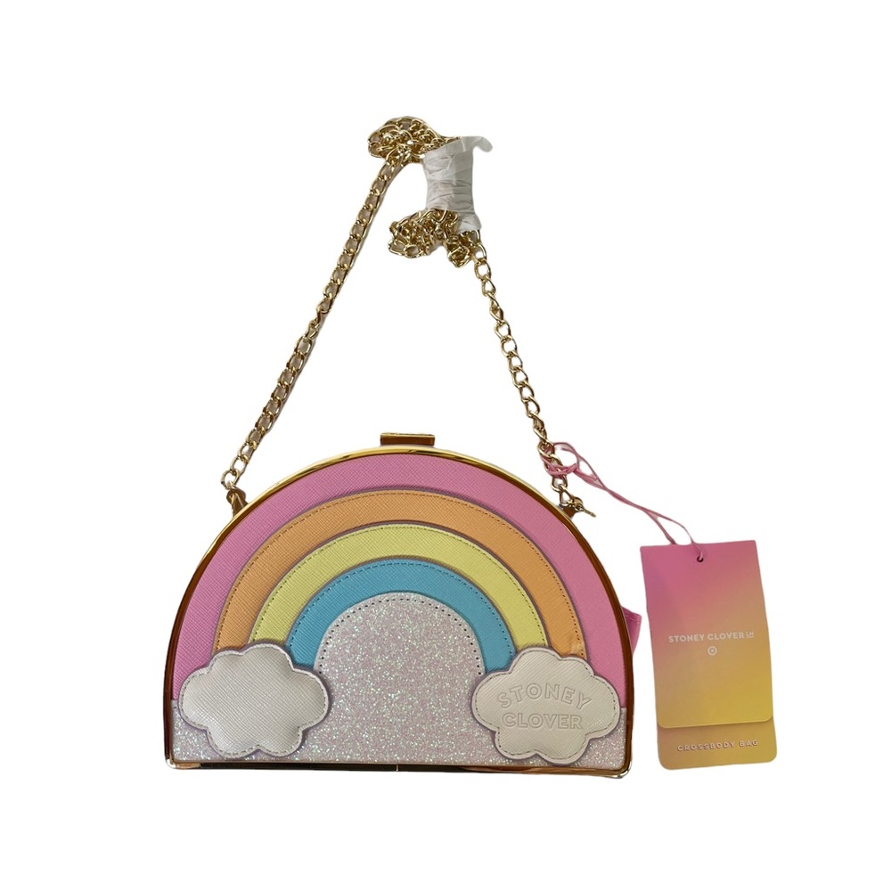 Stoney Clover Lane x Target Rainbow Crossbody Purse Lavender - Picture 3 of 5
